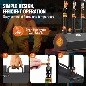 3 Burner Forge