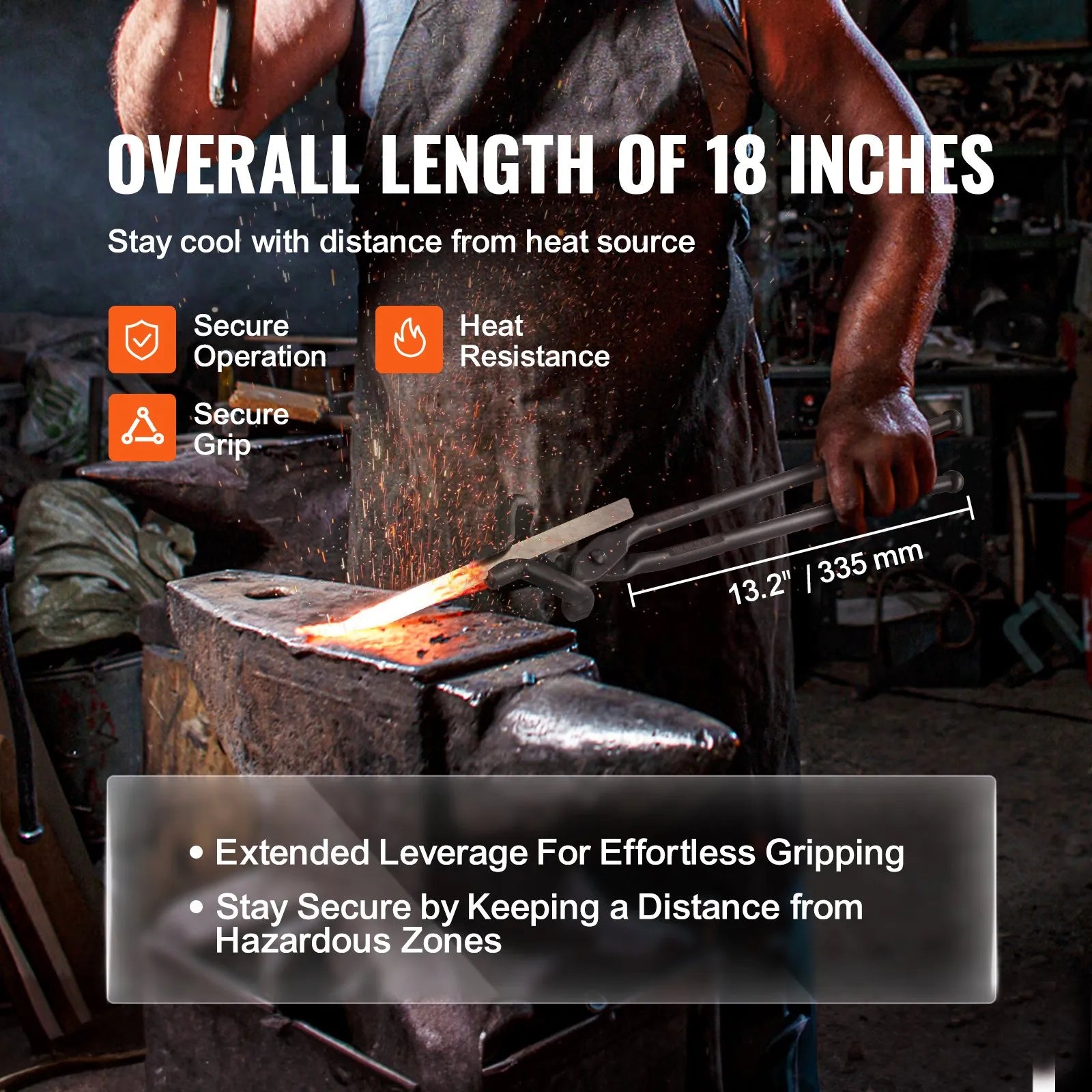 Z V- Bit Tongs 18"