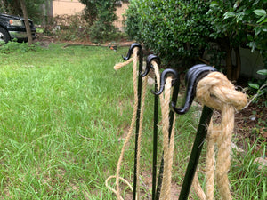 Barrier Stakes set of 4 (rope fence)