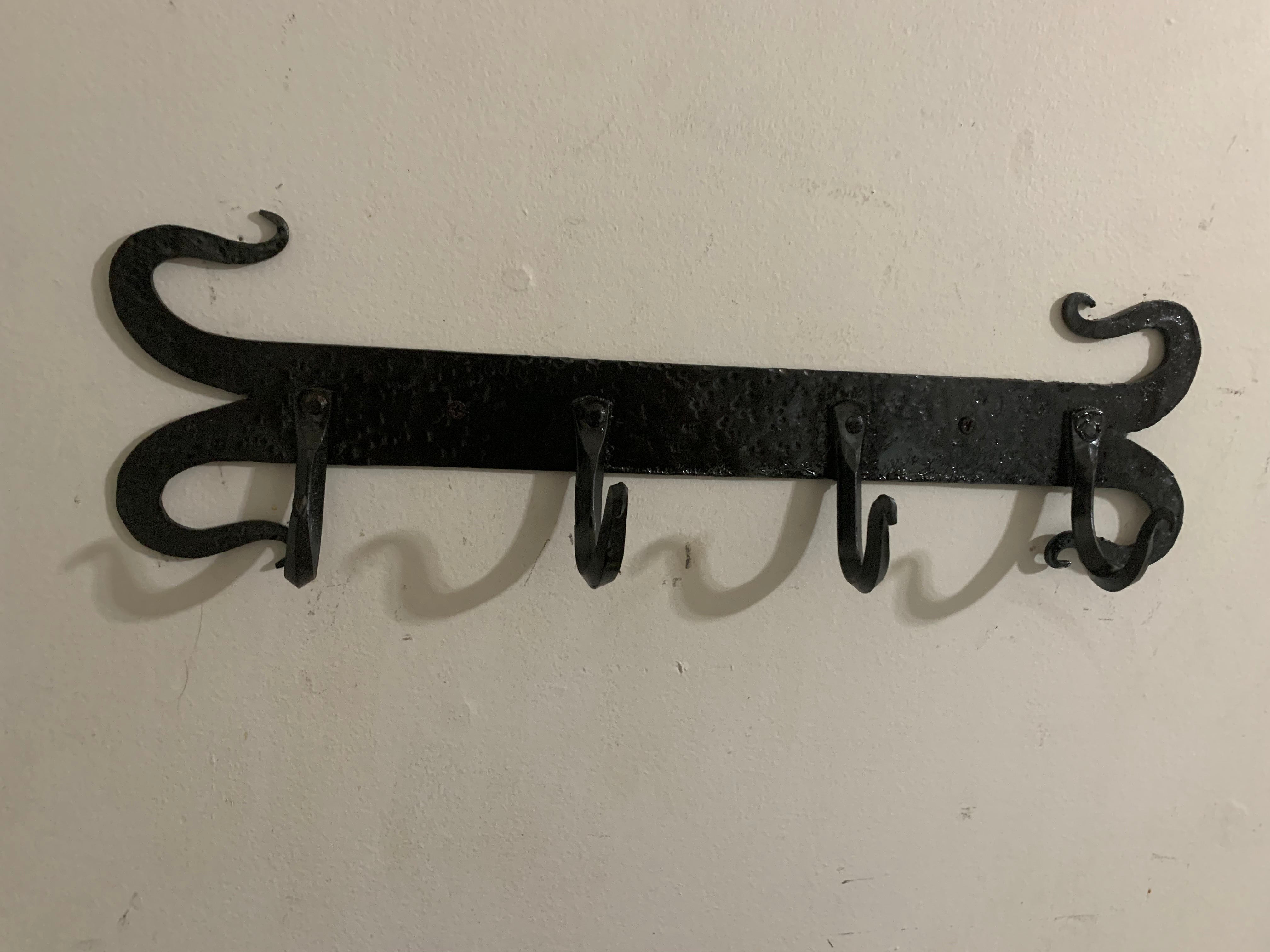Classic 4 Hook Rack – Old Town Blacksmith and Supply